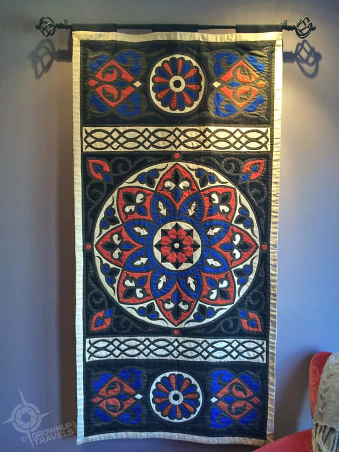 Egyptian Tentmakers Bazaar in Cairo coverlet