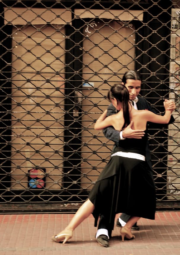 Argentina street tango
