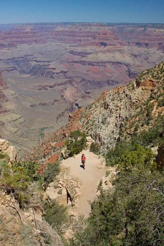 Switchbacks at the start of the South Kaibob Trail
