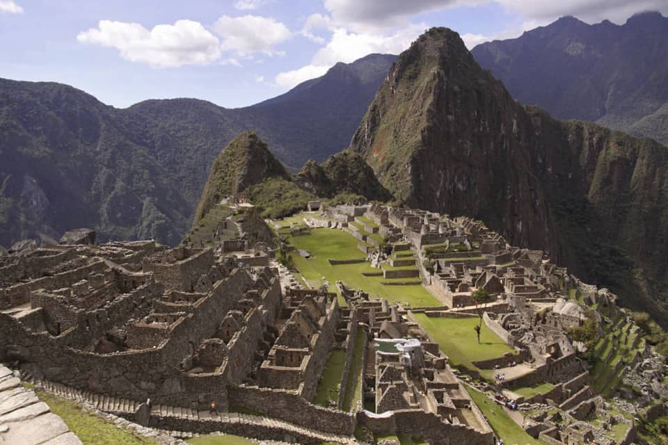 The 'ta-dah!' moment when you see Machu Picchu