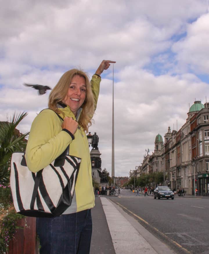 Pricking my finger on the Spire of Dublin