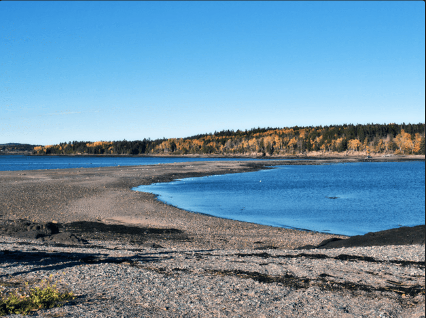 A short drive on an exposed sand bar takes you to Minister's Island, NB