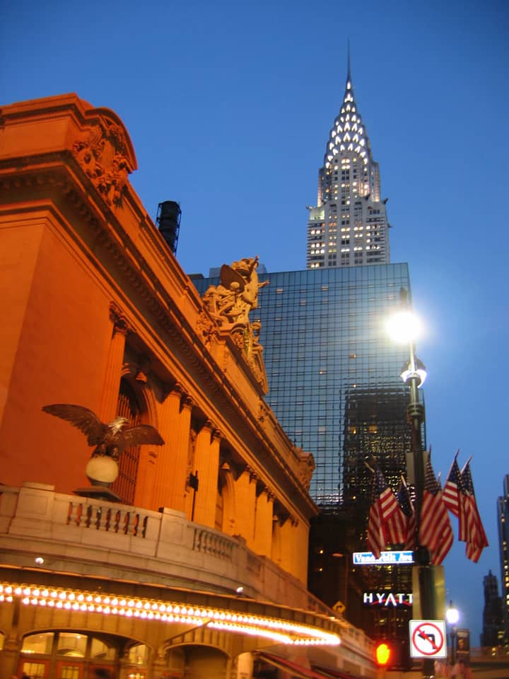 Grand Central Station and the Chrysler Building