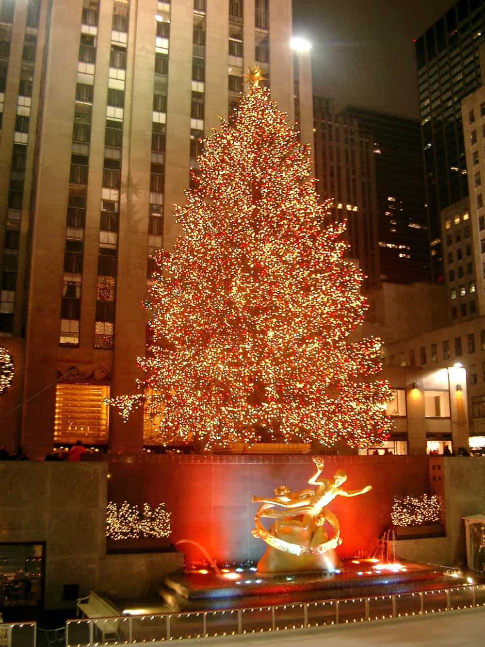 The tree at Rockefeller gets lit up a few days into December if you want an excuse to extend your stay!