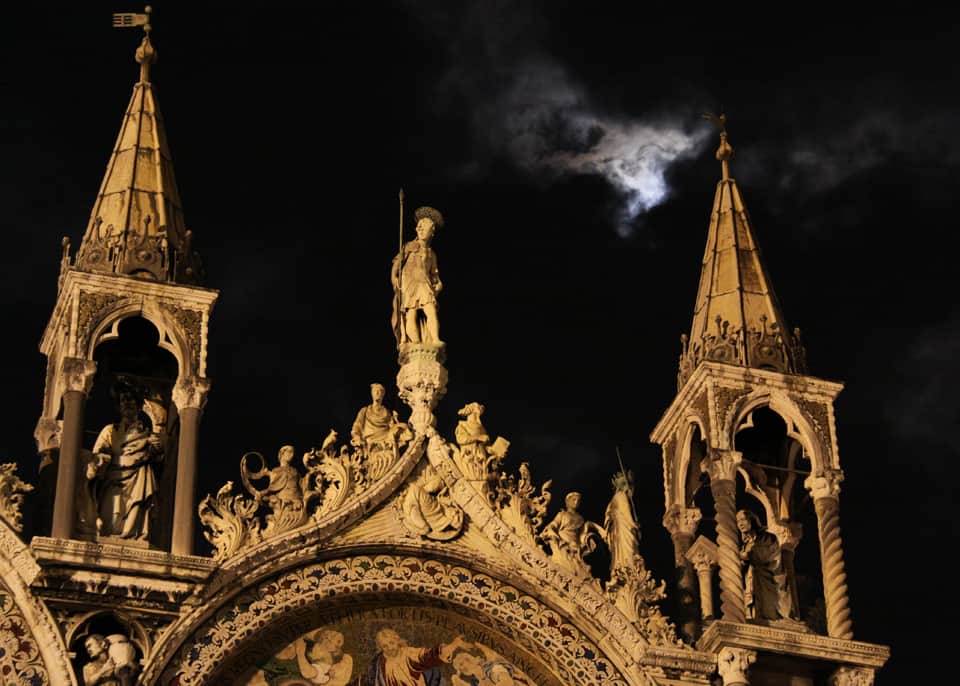 San Marco by night with the moon?..