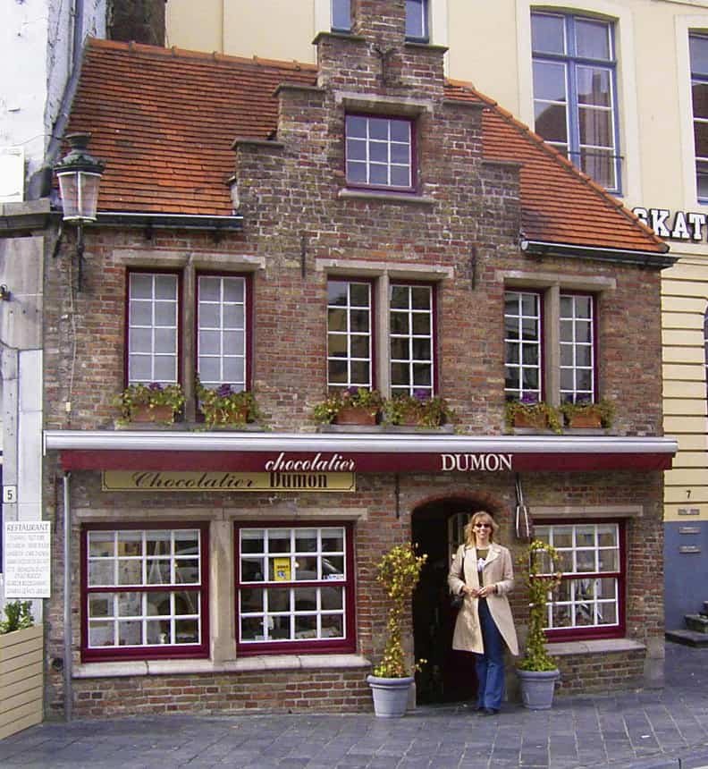 Even the places where they sell chocolate are sweet!
