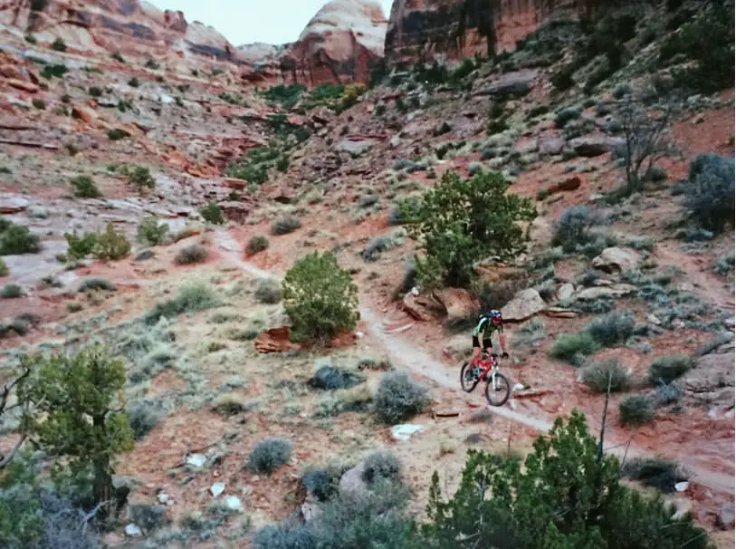 Slickrock Trail is a favourite for mountain bikers