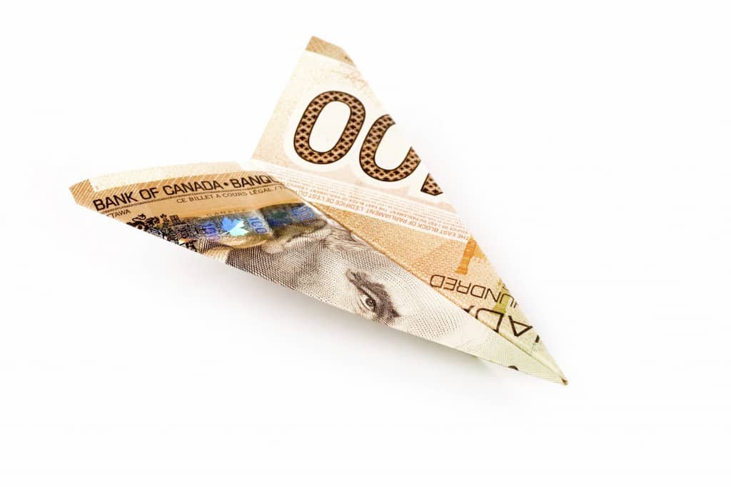 money airplane