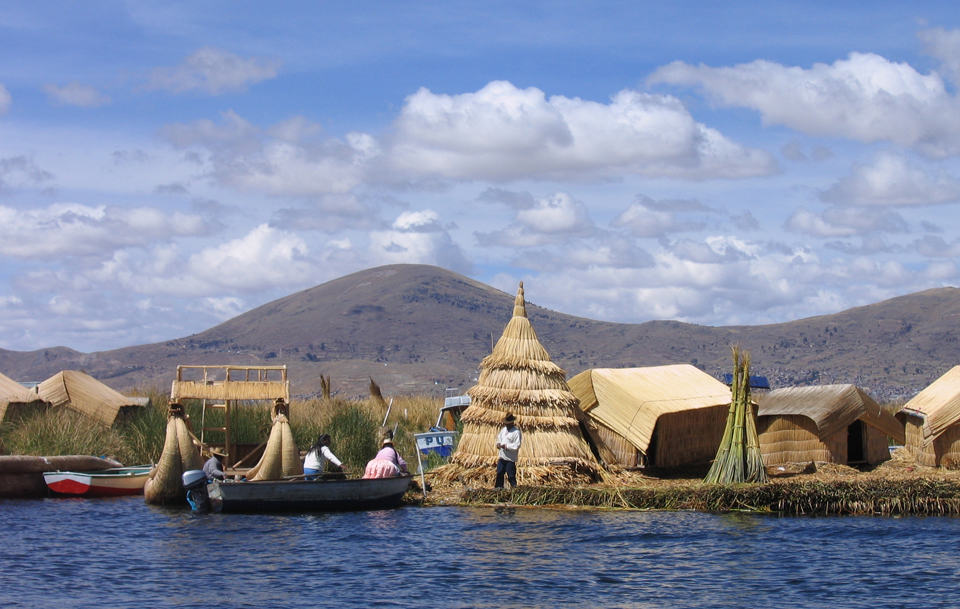 Living off the land takes on a whole new meaning on these floating islands.