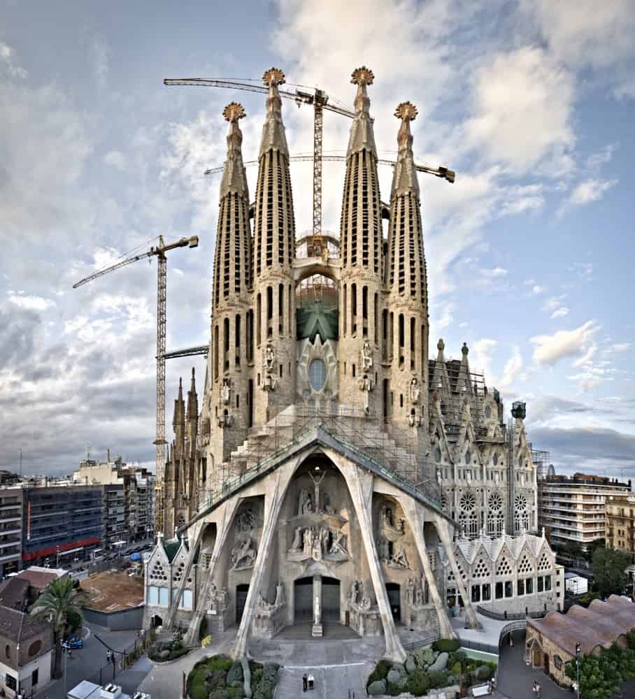 La Sagrada Familia is still incomplete, but work continues...