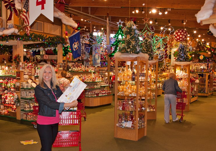 You'll need a map to navigate through Bronner's 90,000 square feet of Christmas!