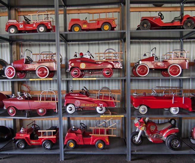 Ride'em firetrucks for every kid, from every era.