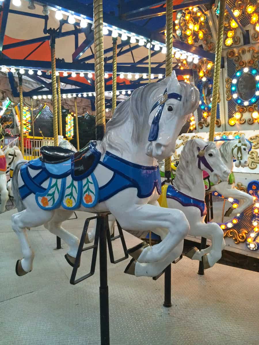There's even a carousel and ferris wheel for the kid in all of us.