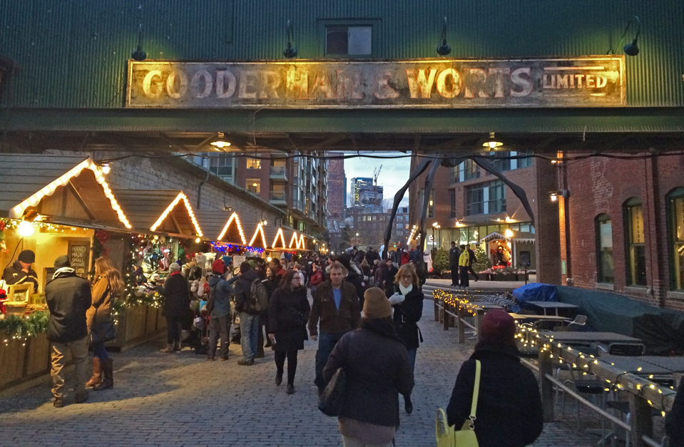 The Distillery District dates from 1859 when Gooderham & Worts established their operations here.