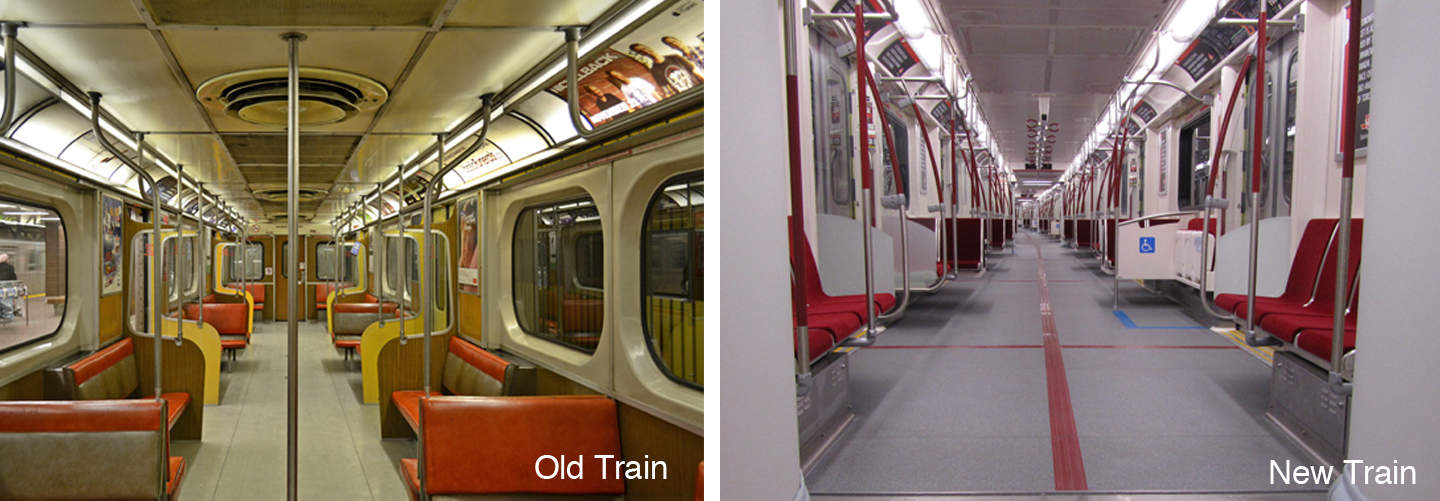 Old and New Subway inside