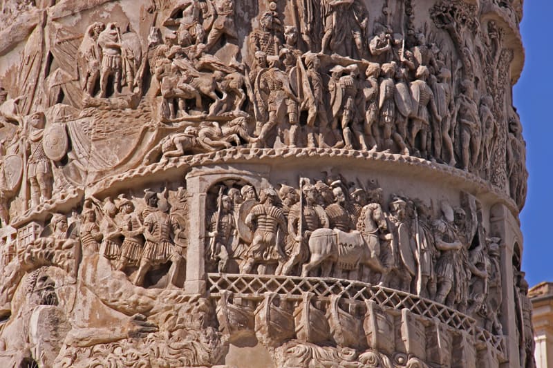 Rome Marcus Aurelius column