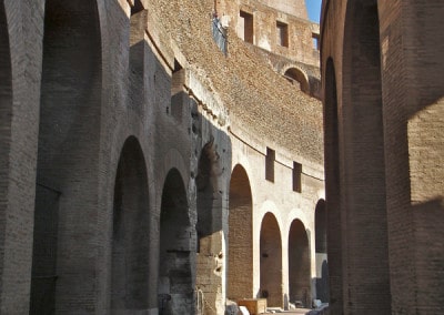 Rome Colosseo interior walkway