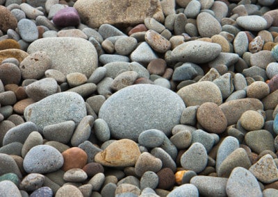 Cape Enrage rocks on beach New Brunswick