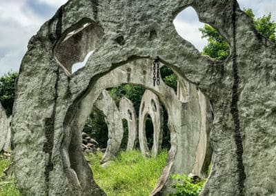 Stonehenge circle Screaming Heads