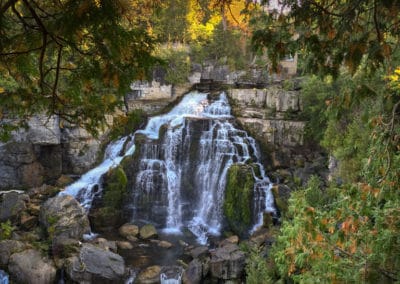 Grey County waterfall