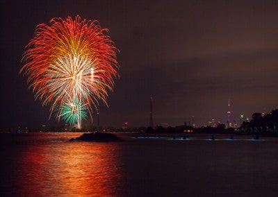 Ontario Toronto fireworks