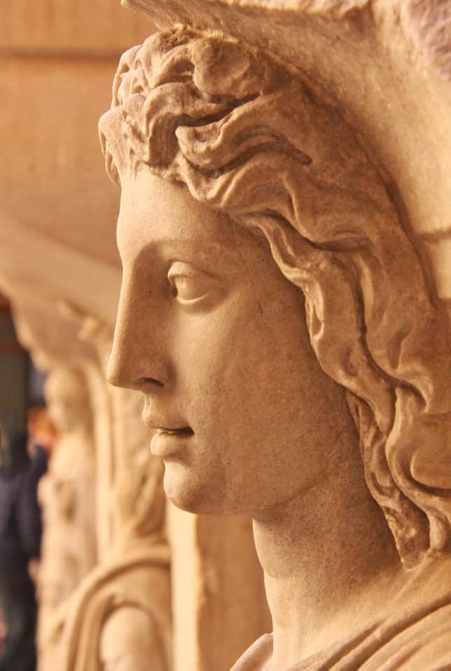 Rome sculpted head