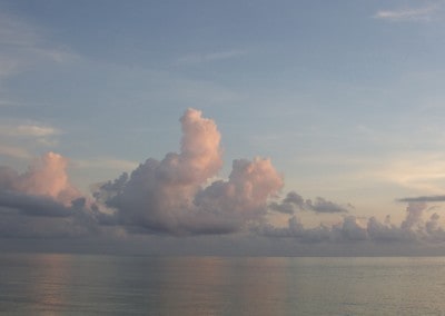 Zanzibar Pongwe dawn clouds