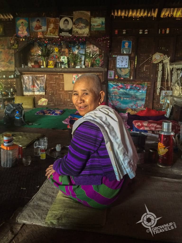 Rona's Grandmother was our hostess the our overnight stay.