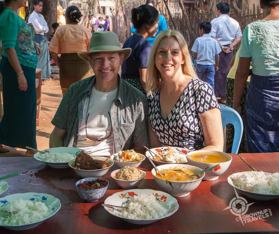 The patrons whose boys were being initiated couldn't have been more generous and invited us to lunch