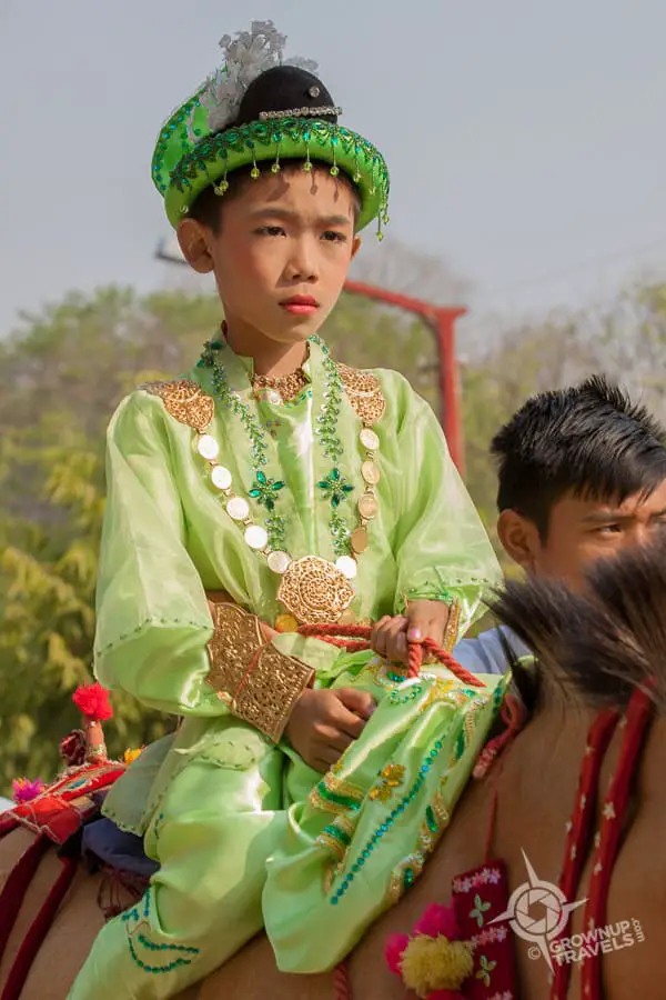 Zaw Zaw's son was looking a little apprehensive