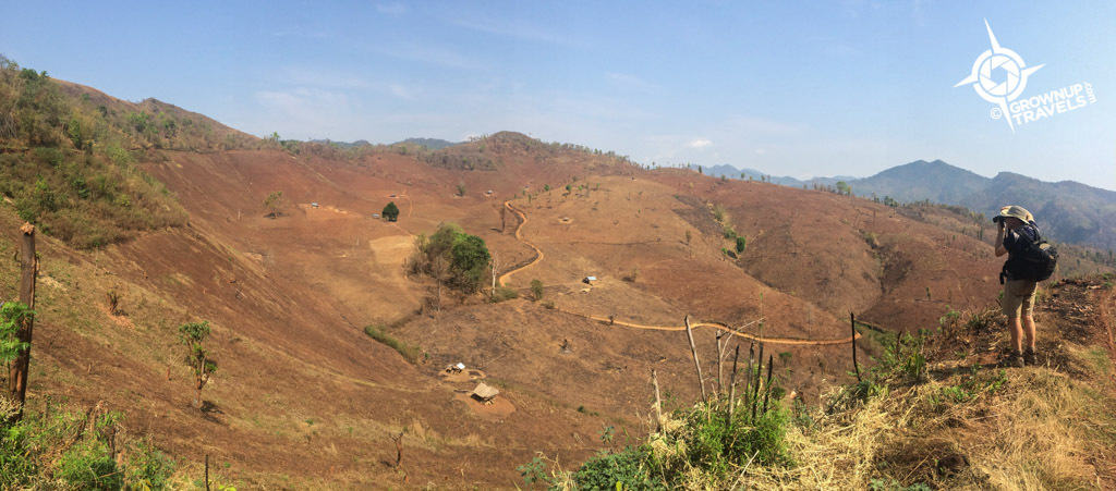 dry hills Hsipaw