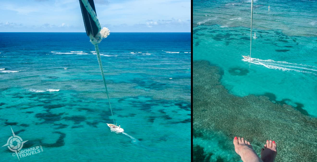 Sun Life parasailing