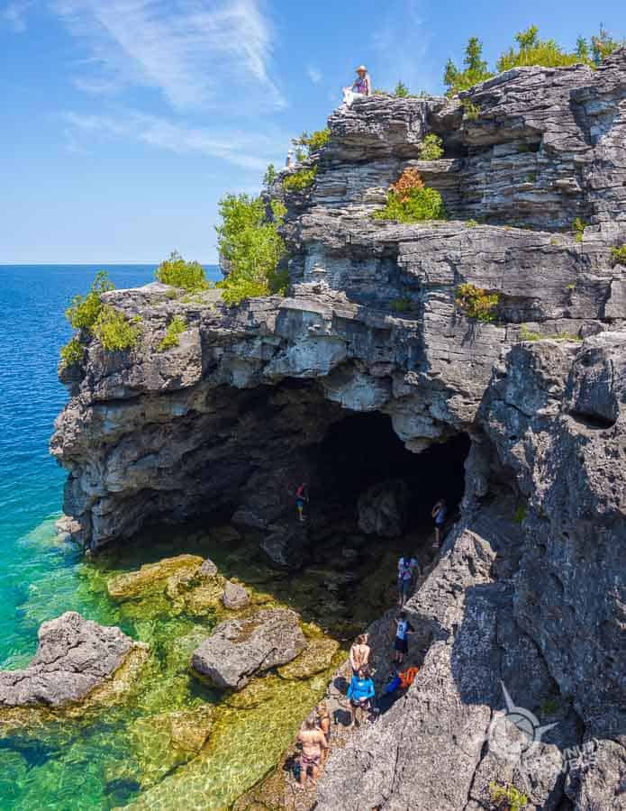 The Grotto is a must-see on the Bruce Peninsula