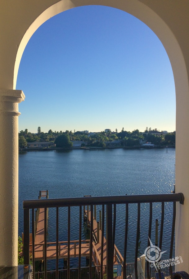 View from the bedroom's balcony at the Zamora