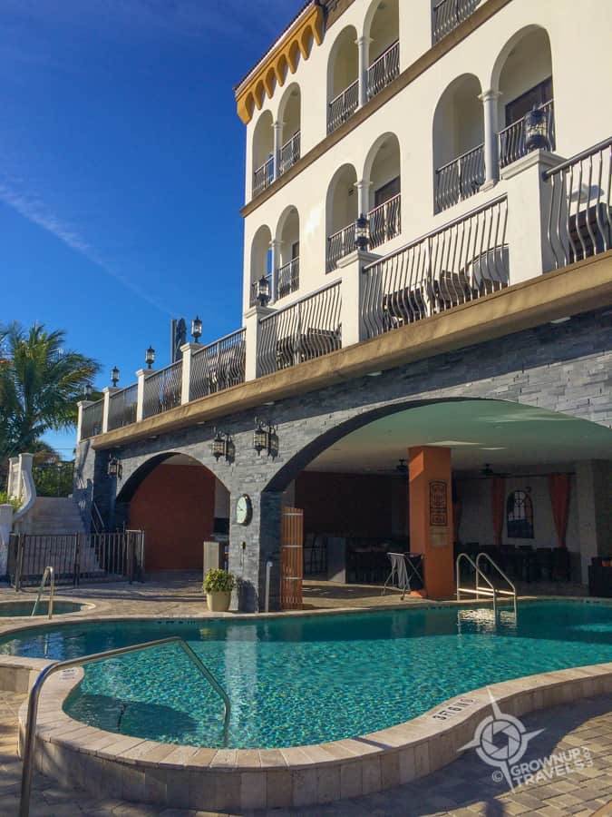 the Hotel Zamora pool