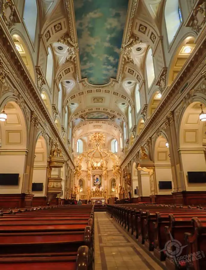 Interior of Notre-Dame du Quebec