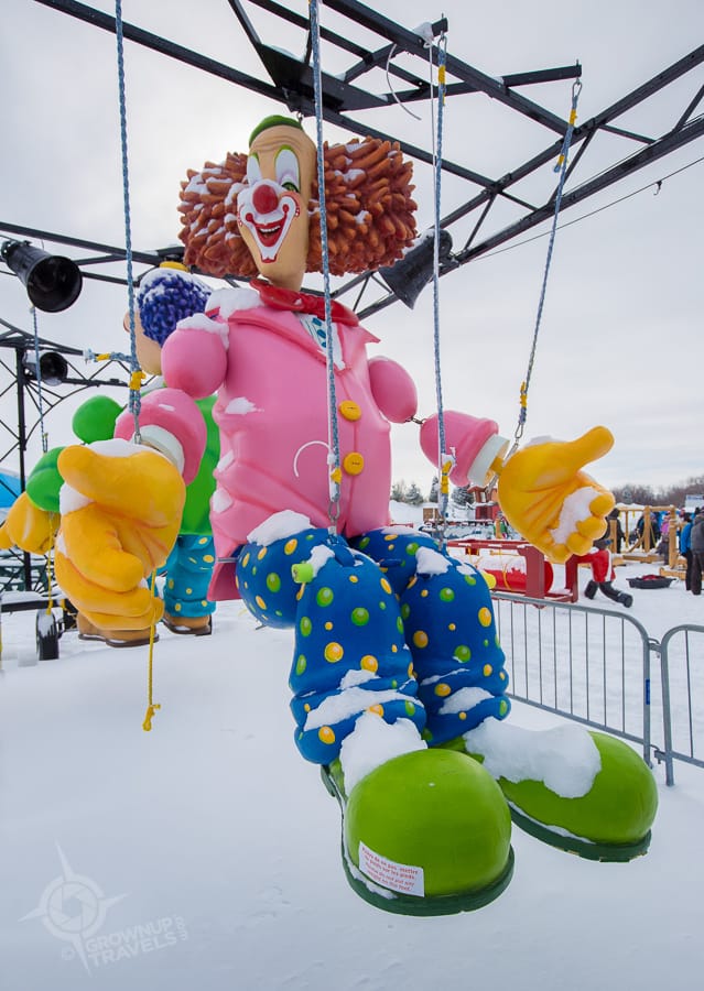 Giant marionette Quebec Carnival