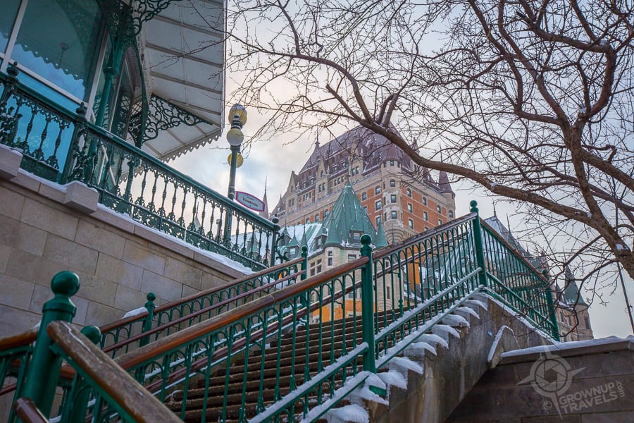 Quebec City staircase
