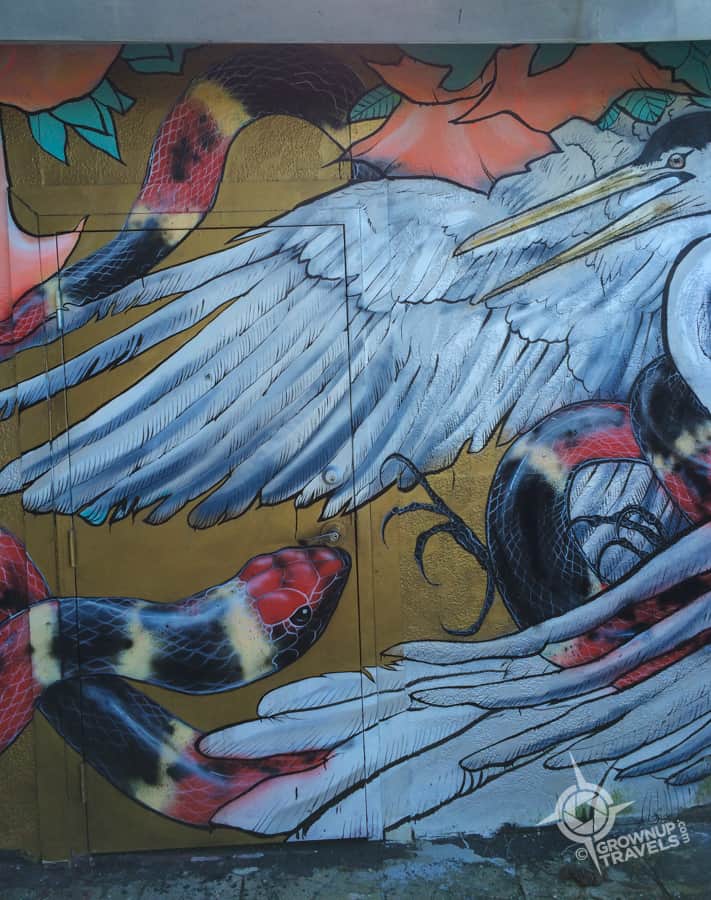 St. Petes_graffiti_snake_heron