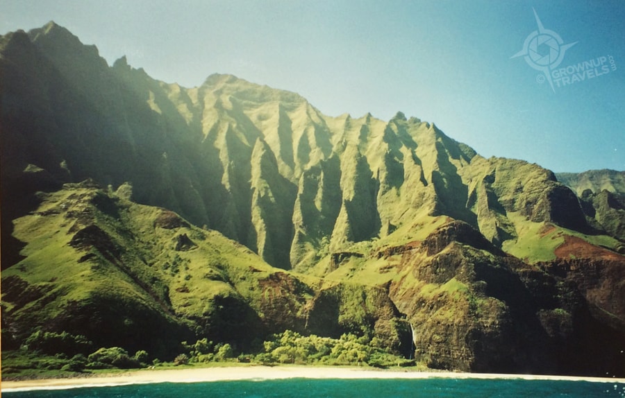 Na pali from boat