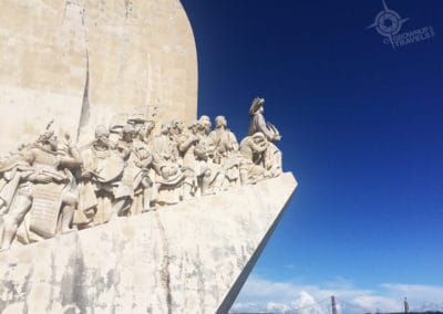 The iconic discovery monument in Lisbon, Portugal