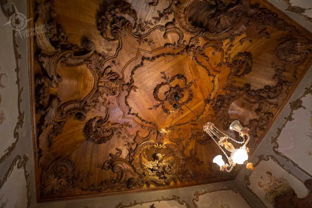 Quinta da regular palace wood ceiling