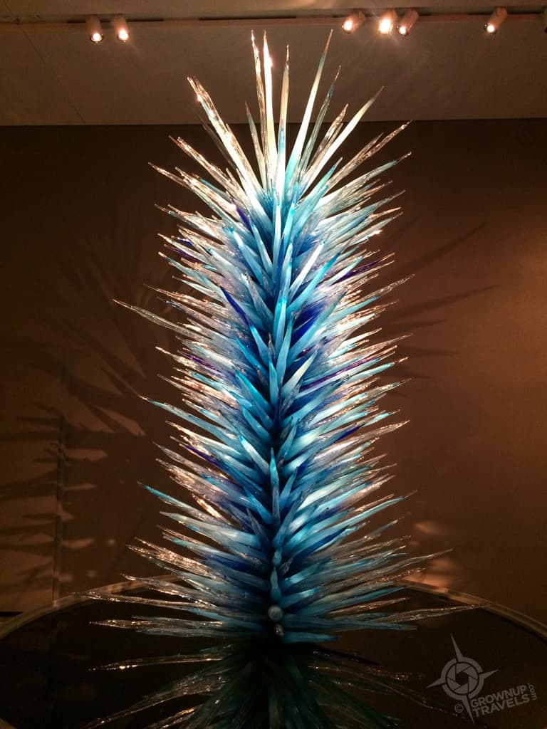 chihuly blue tree