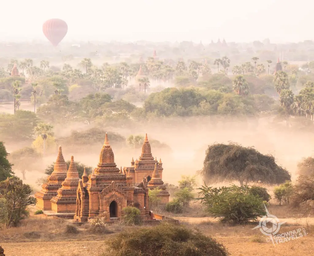 Bagan Myanmar morning balloon