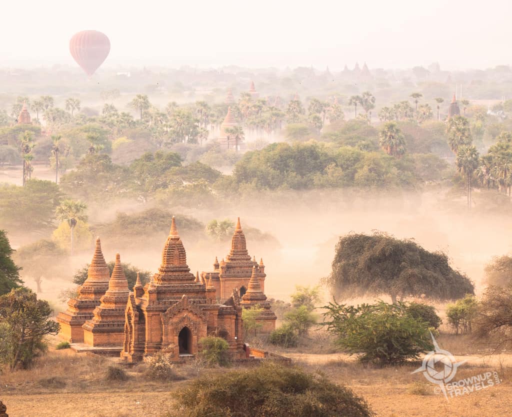 Bagan Myanmar morning balloon