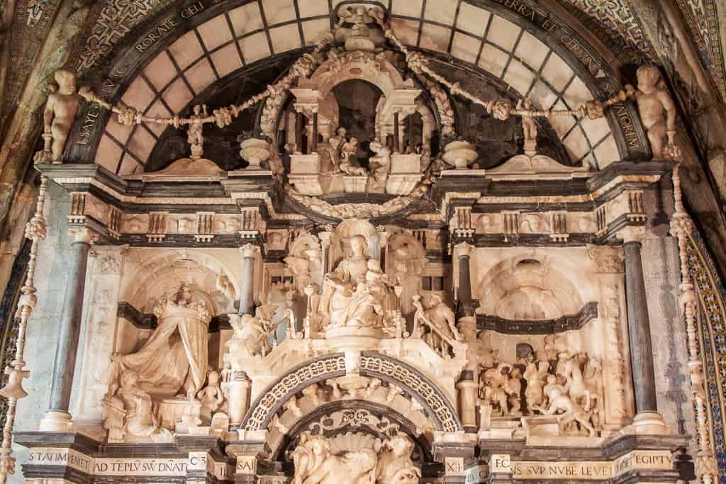 Palacio da Pena alabastar altar