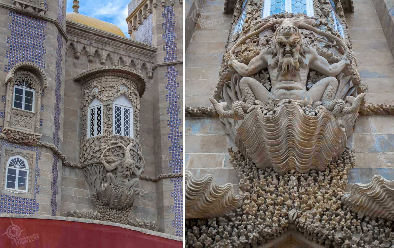 Triton at Pena Palace entrance