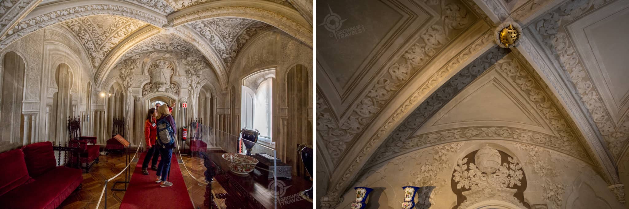 Tromp l'oeil ceilings National Palace