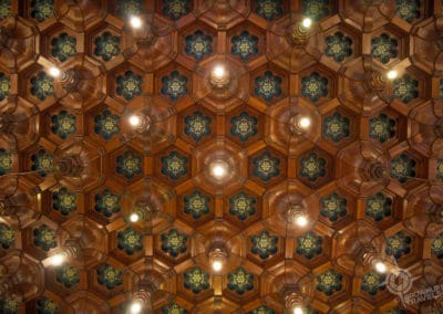 Bussaco Palace Dining Hall ceiling
