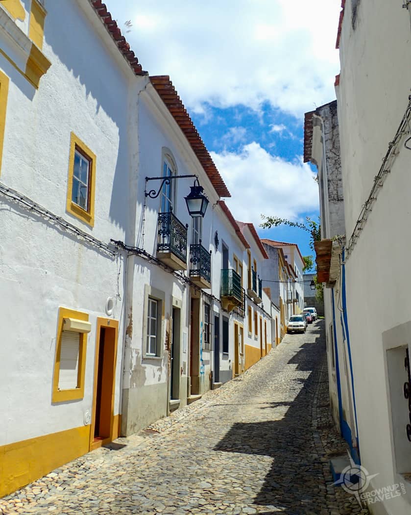 Evora cobbled streets